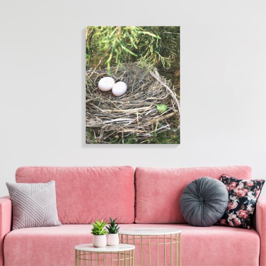 Dove Nest op canvas Afdruk (Insitu (Woonkamer))