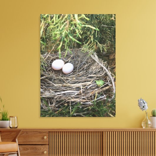 Dove Nest op canvas Afdruk (Insitu (Woonkamer))