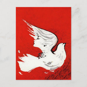 Dove of a Women Briefkaart / Invitation