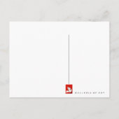Dove of a Women Briefkaart / Invitation (Achterkant)