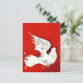 Dove of a Women Briefkaart / Invitation (Staand voorkant)