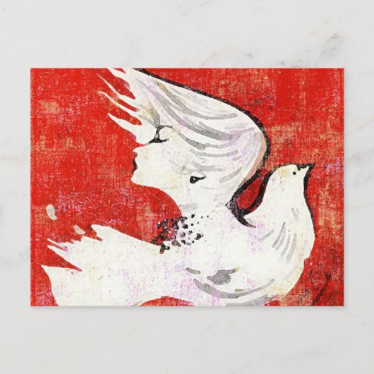 Dove of a Women ~ Briefkaart / Uitnodiging (Voorkant)