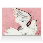 Dove of a Women ~ Card / Invitation (Binnen Horizontaal (Boven))
