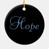 Dove of Hope Light Blue Ribbon - Prostate Cancer Keramisch Ornament (Achterkant)