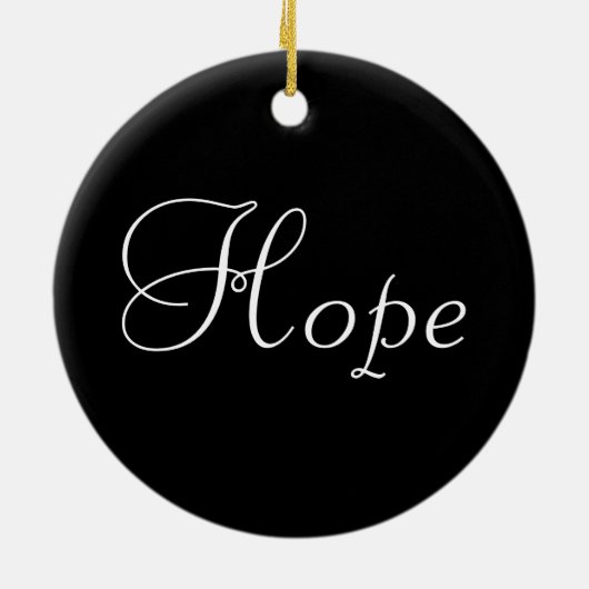 Dove of Hope White Ribbon - Lung Cancer Keramisch Ornament (Achterkant)