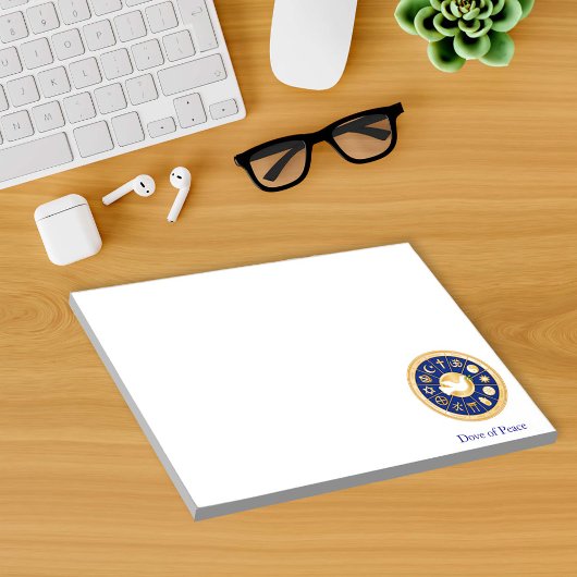 Dove of Peace 8.5 "x11" Notitieblok