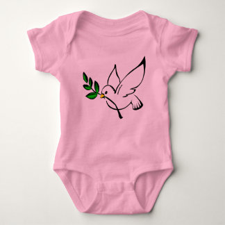 Dove of Peace Baby Outfit Romper