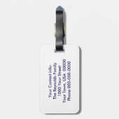 Dove of Peace Bagagelabel (Achterkant verticaal)