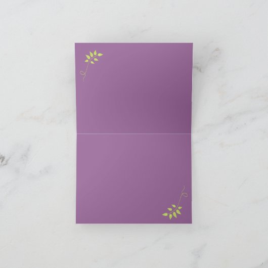 Dove of Peace Bat Bar Mitzvah - Hartelijk dank Bedankkaart (Binnen)