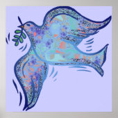Dove of Peace Blank Print (Voorkant)