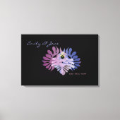 Dove of Peace B'nai Bat Mitzvah Sign In Board Canvas Afdruk (Voorkant)