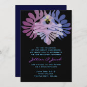Dove of Peace B'nai Mitzvah Bar Bat Invitation Kaart (Voorkant / Achterkant)