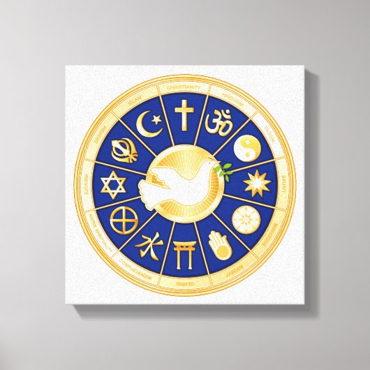 Dove of Peace Canvas Art Afdruk (Voorkant)