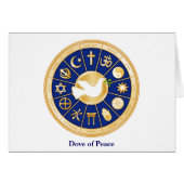 Dove of Peace Card (Voorkant Horizontaal)