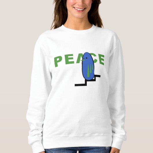 Dove of Peace Cartoon Trui (Voorkant)