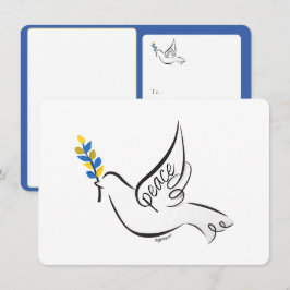 Dove of Peace Custom greeting Save The Date