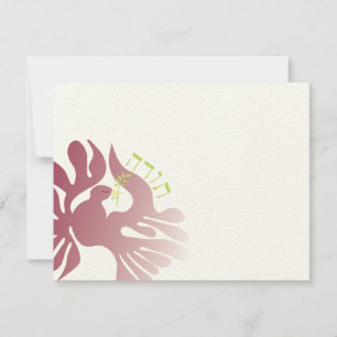 Dove of Peace Dank u Kaart