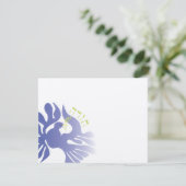 Dove of Peace Dank u Kaart (Staand voorkant)