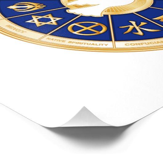 Dove of Peace Fotoprint Horizontaal Foto Afdruk (Hoek)