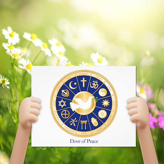 Dove of Peace Fotoprint Horizontaal Foto Afdruk