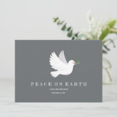 Dove of Peace Holiday Card Kaart (Staand voorkant)