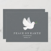 Dove of Peace Holiday Card Kaart (Voorkant / Achterkant)