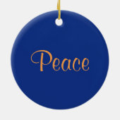 Dove of Peace Keramisch Ornament (Achterkant)