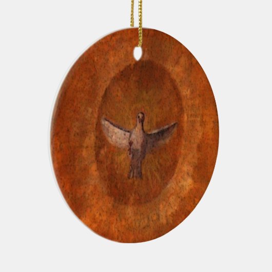 Dove of Peace Keramisch Ornament (Rechts)