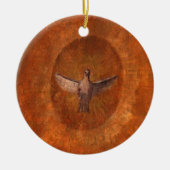 Dove of Peace Keramisch Ornament (Voorkant)