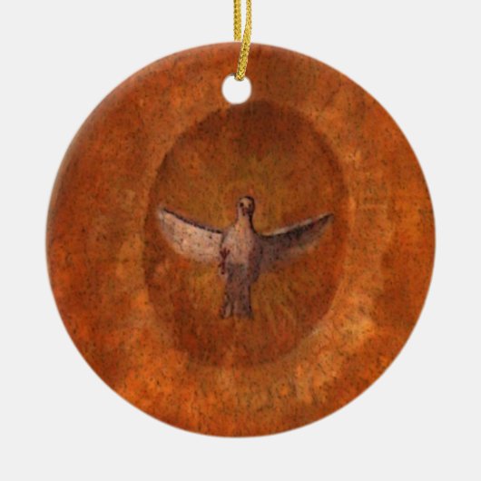 Dove of Peace Keramisch Ornament (Voorkant)
