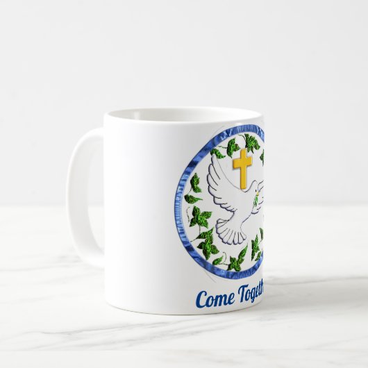 Dove of Peace Koffiemok (Voorkant links)