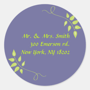 Dove of Peace Leaf Bruiloft Antwoord Sticker Seal