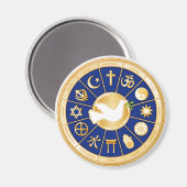 Dove of Peace Magneet (Voorkant / Achterkant)