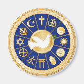 Dove of Peace Magneet (Voorkant)