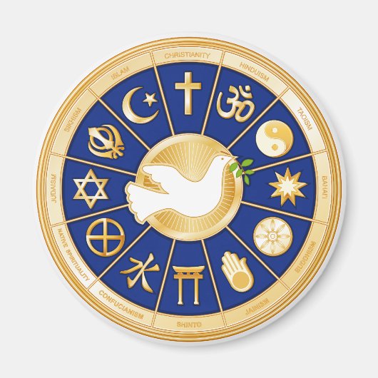 Dove of Peace Magneet (Voorkant)