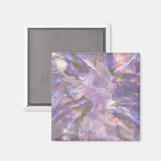 Dove of Peace Magnet (Voorkant / Achterkant)