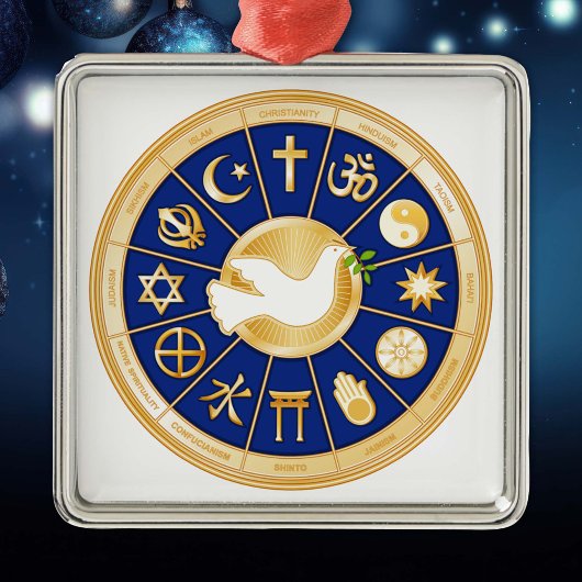 Dove of Peace Metalen Ornament