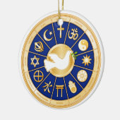 Dove of Peace Ornament (Links)