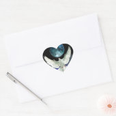 Dove of Peace over Planet Earth Hart Sticker (Envelop)