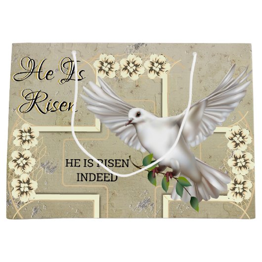Dove of Peace Pasen Groot Cadeauzakje (Voorkant)