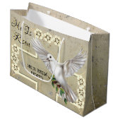 Dove of Peace Pasen Groot Cadeauzakje (Voorkant Gekanteld)