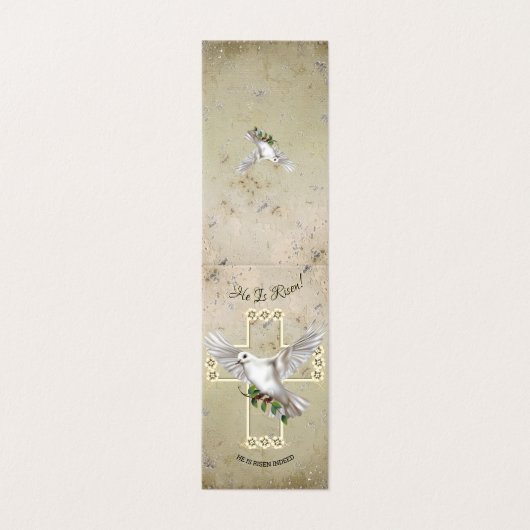 Dove of Peace Pasen Kaart (Buitenkant ongevouwen)