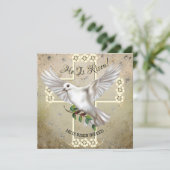 Dove of Peace Pasen Kaart (Staand voorkant)