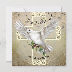 Dove of Peace Pasen Kaart