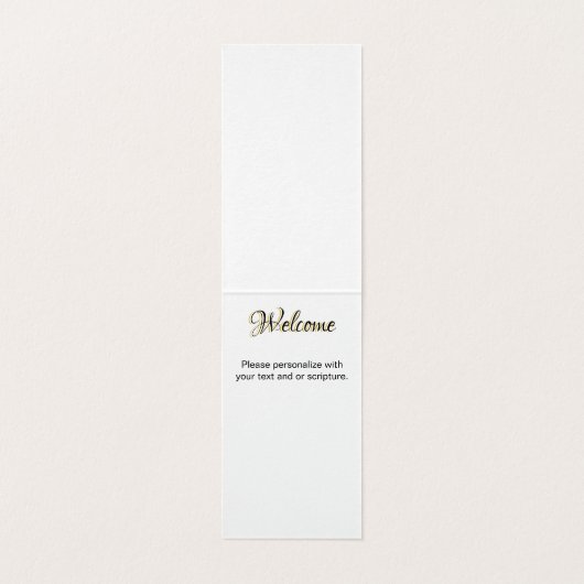 Dove of Peace Personalized Scripture Verse Kaart (Binnenkant ongevouwen)