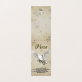 Dove of Peace Personalized Scripture Verse Kaart (Buitenkant ongevouwen)