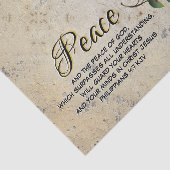 Dove of Peace Personalized Scripture Verse Tissuepapier (Detail)