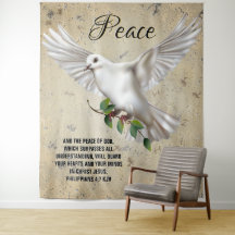 Dove of Peace Personalized Scripture Verse