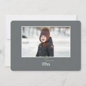 Dove of Peace Photo Holiday Card Kaart (Achterkant)