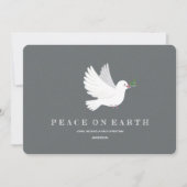 Dove of Peace Photo Holiday Card Kaart (Voorkant)